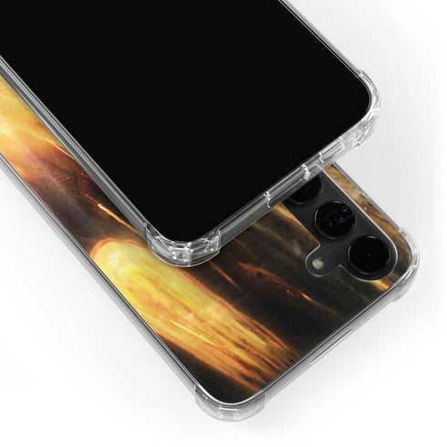 StockTrek Giant Asteroid Collides with Planet Earth Galaxy S24 Plus Clear Case